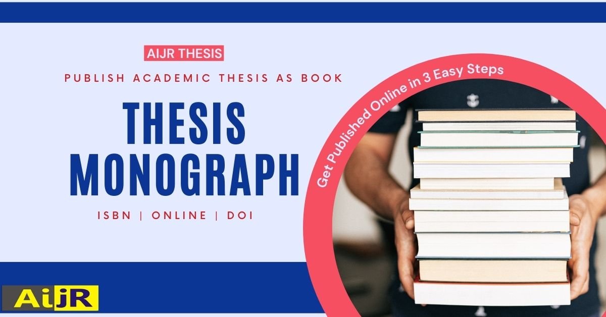 publish thesis as book free